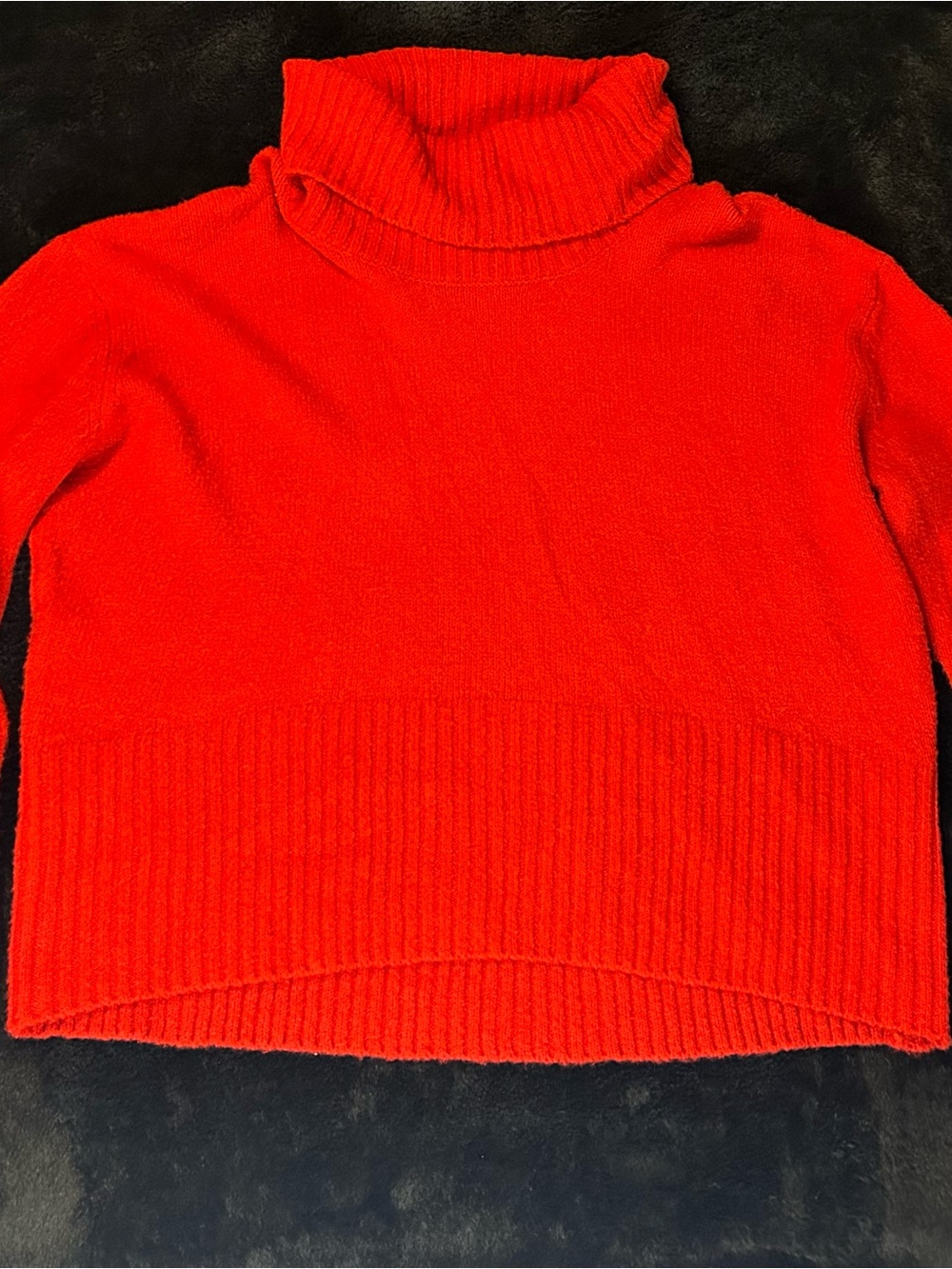 Rachel Zoe Bold Red Turtleneck Sweater